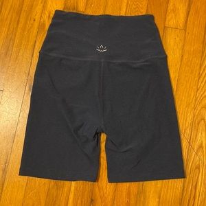 Beyond Yoga Navy Blue Biker Shorts